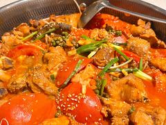 -贵州辣子鸡番茄鸡