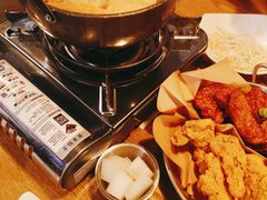 炸鸡翅一半一半-富乐满韩国正宗炸鸡韩国料理(虹泉路店)