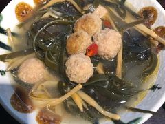 黄花木耳丸子汤丸子-蓝田九大碗民俗食府(蓝田店)