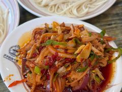 爆炒羊肚丝拌面-歹歹的加个面过油肉拌面(贵州路店)