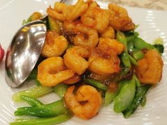 宫爆大虾球-长白山国际酒店中餐厅