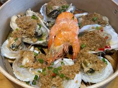 蒜蓉粉丝蒸大生蚝-倍儿美海鲜排挡·非遗海鲜蒸饺(洋货店)