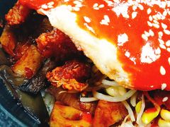 香酥鸡柳拌饭-中央财经大学-食堂