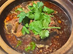 秘制滩羊羊蝎子煲-红盔甲·小龙虾(人民广场店)