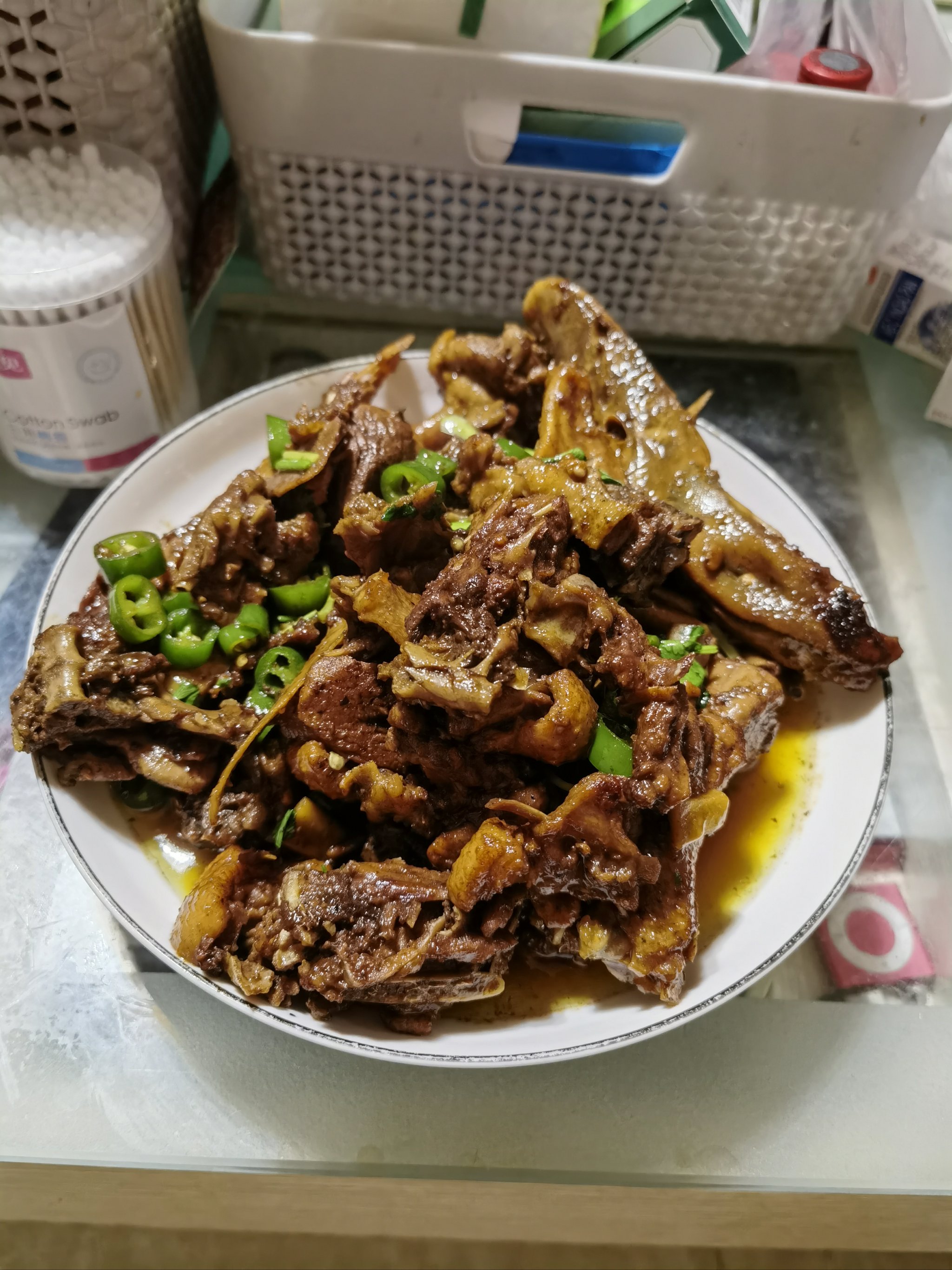 干煸板鸭图片