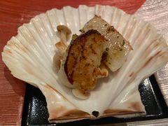 北海道扇贝配本日鲜鱼-Ginza Onodera铁板烧(外滩十八号店)