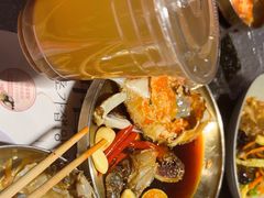 -草家酱蟹炭火烤肉店(珲春南路二店)