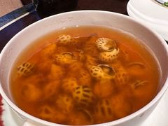 古越陈酿煮花螺-杭州西子湖四季酒店·金沙厅