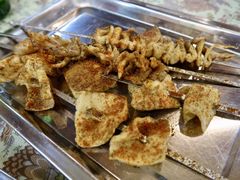 烤千叶豆腐-老街冷水鱼烧烤(河堤夜市店)