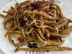 干煸鱿鱼-北戴河庆山饭店·海鲜砂锅粥(北戴河黑石路店)