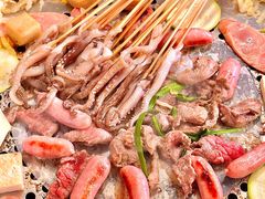 -陈叉子钢盆烤肉(中原万达店)