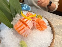 三文鱼拼牡丹虾刺身-炙柒Sekinana·精致日料(合生汇店)