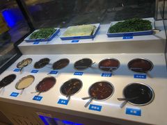 自助调料区-韩京炭火烤肉自助料理(柯桥万达店)