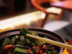 砂锅酱汁秋葵-闽上鲜·福建菜(龙湖滨江天街店)