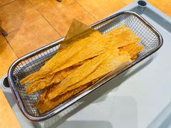 牛油炸腐竹-沙胆彪炭炉牛杂煲(成都玉林店)