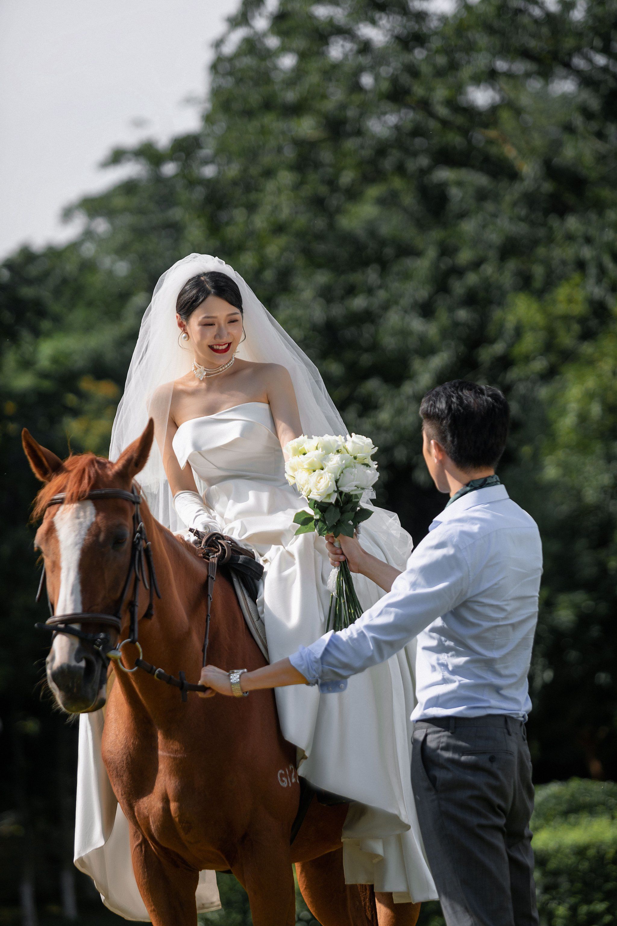 💘马场氛围感婚纱照🐎浪漫至极,惊艳全场
