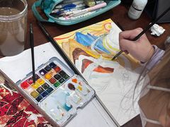 -谷隆画舍·国画书法素描彩铅水彩