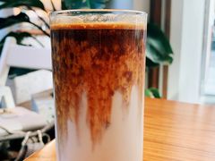 红豆沙拿铁-Line 咖啡(石厦花园店)