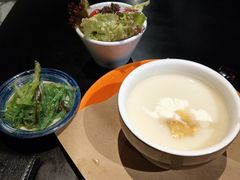 跟餐粟米汤及小菜沙律-绿茵阁(体育西分店)