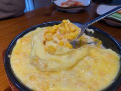 芝士玉米-红辣椒八爪鱼特色韩国料理