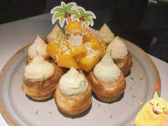 芒果椰子香缇奶油华夫饼-BE BRIGHT KITCHEN(正佳广场店)