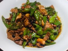 泡饭吃的辣椒炒肉-佳兰雅序融合菜(高新店)