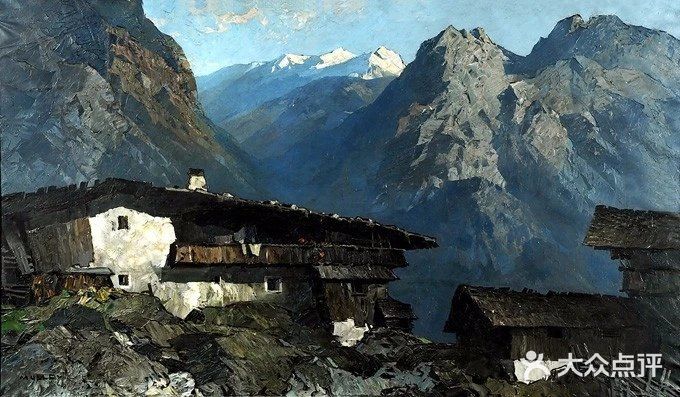 我想住在这里,奥地利画家穆利的山村油画,无言之美!