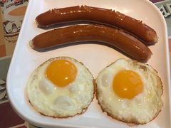 肠仔煎双蛋-大头力茶餐厅(花都融创茂店)