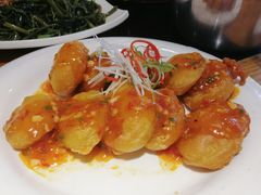 泰汁鱼香茄饼-鸡毛店·川菜(双楠店)