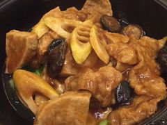 鸡毛菜面筋煲-上海小南国(世博源店)