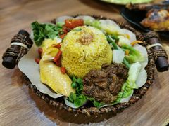 印尼四大天王黃薑飯-班兰叶印尼美食