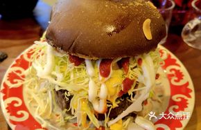 Charcoal Grilled Pork Burger