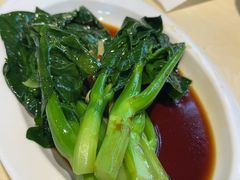 白灼广东芥兰-香港池仔记肠粉王(博多新记襄阳南路店)