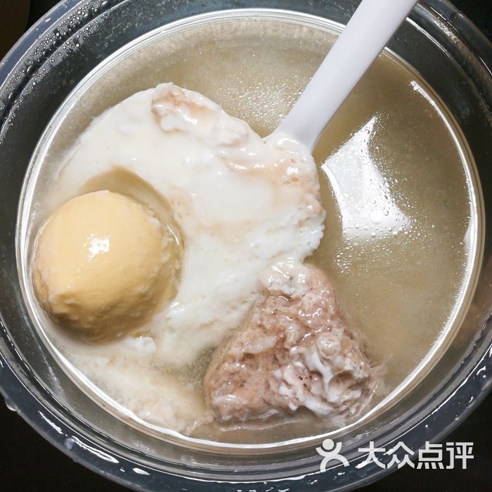 黄小沐便利小吃店鸡蛋肉泥汤图片-北京厦门小吃-大众点评网