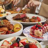 和喜欢的人一起吃饭，连空气都会变得浪漫！