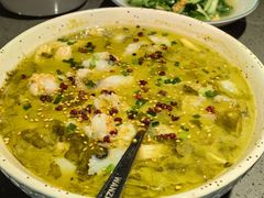 酸菜鱼片-老头儿油爆虾(星光一期店)