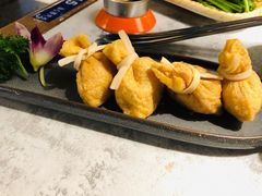 鲜潭手制墨鱼滑老油条-鲜潭蒸汽石锅鱼(五道口购物中心店)