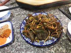 凉粉皮-宏宏无烟石板烧烤