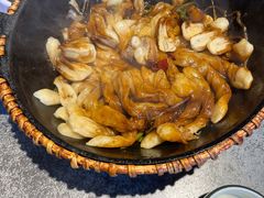 排骨豆角卷子-华盛园卷子王农家菜水库鱼