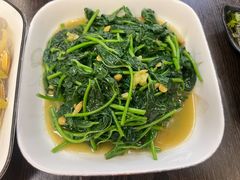 蒜蓉豆酱炒红薯叶-大洋家·潮汕鱼鲜·花胶砂锅粥(天河东路店)