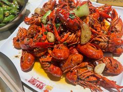 虾皇秘制香辣大闸蟹-虾皇•非遗技艺油焖大虾(万松园店)
