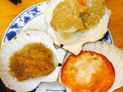 蒜蓉焗扇贝（熟蒜）3个-炒豆合作社(东四总店)