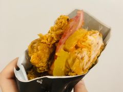 培根鸡腿重磅肉霸堡-肯德基(平江新城店)