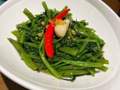 秘制虾酱炒空心菜-帕蓝·暹罗料理(大学路店)