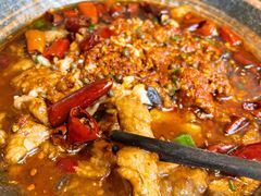 水煮肉片（牛肉）-禧福徕盆盆香川菜馆(北京市朝阳区)