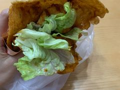 -小红车炸蛋葱油饼