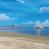 周末休闲游玩的好去处，在浪花沙滩度假，感受海边生活