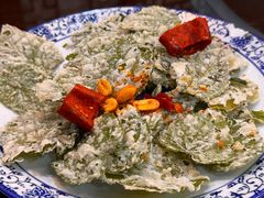 面拖桑树叶-天台徐家小吃