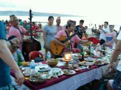 -金巴兰海滩烛光bbq