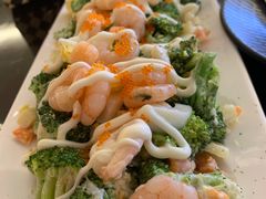 虾仁鸡蛋西兰花沙拉-Let's Taipei 非常烘焙(太古里店)